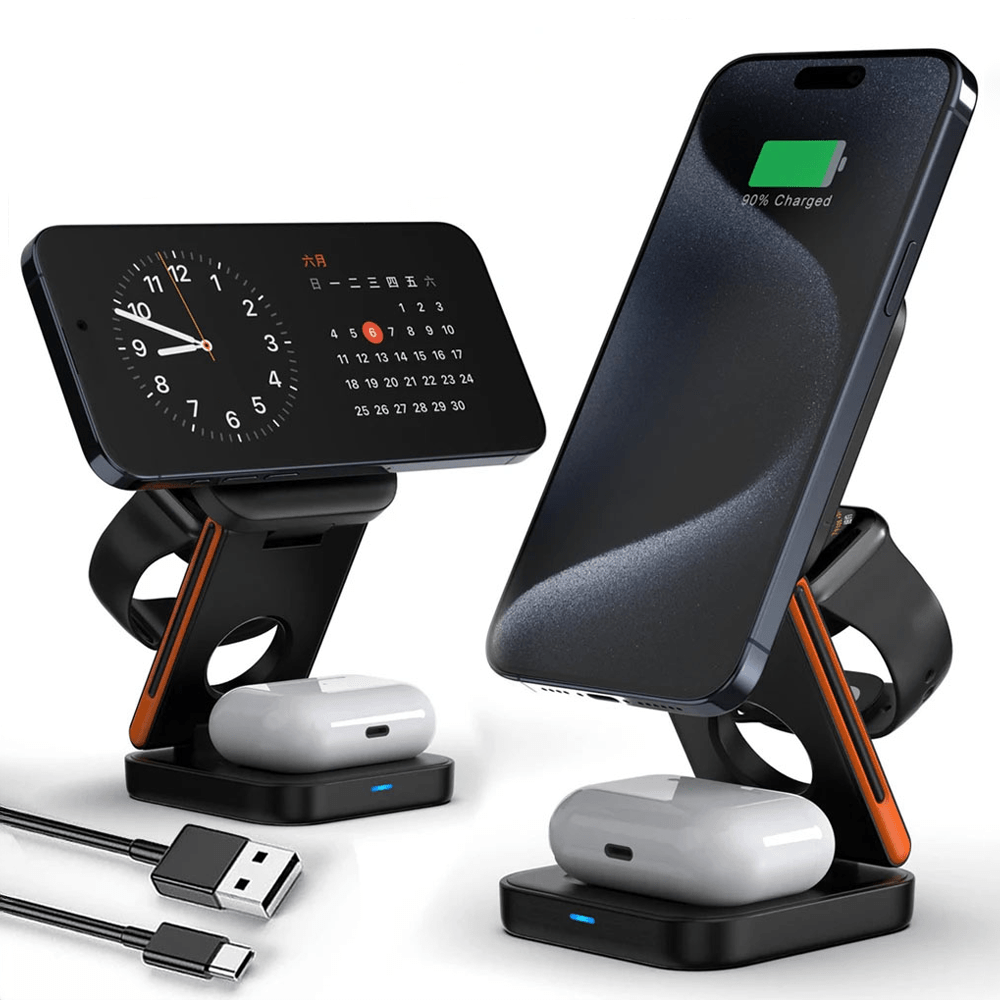 3 in 1 Foldable Charging Station - Zentoracart