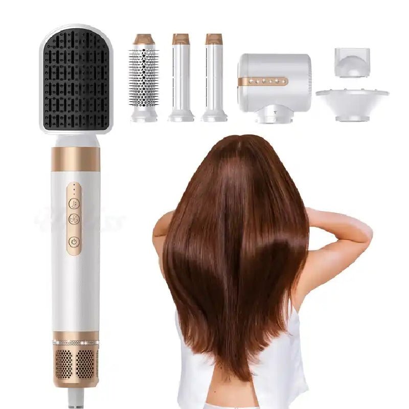 Professional Hair Dryer 7 in 1 Hair Styling Tools Complete Styler Set - Zentoracart