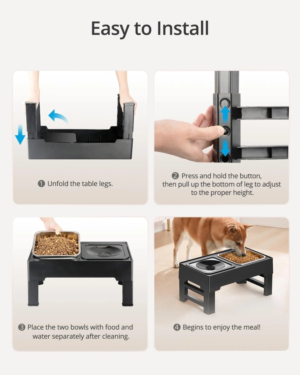 Elevated Mess - Free Dog Bowl - Zentoracart