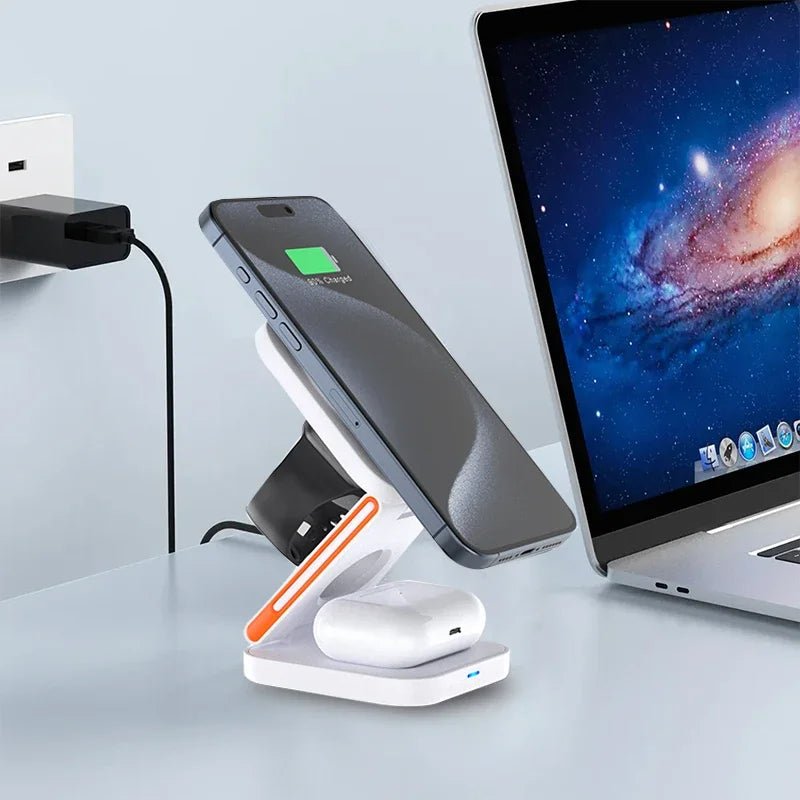 3 in 1 Foldable Charging Station - Zentoracart