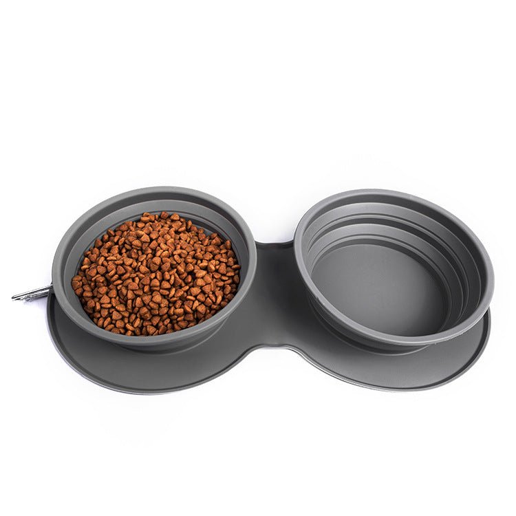 Silicone Foldable Slow Feeding Pet Bowl - Zentoracart