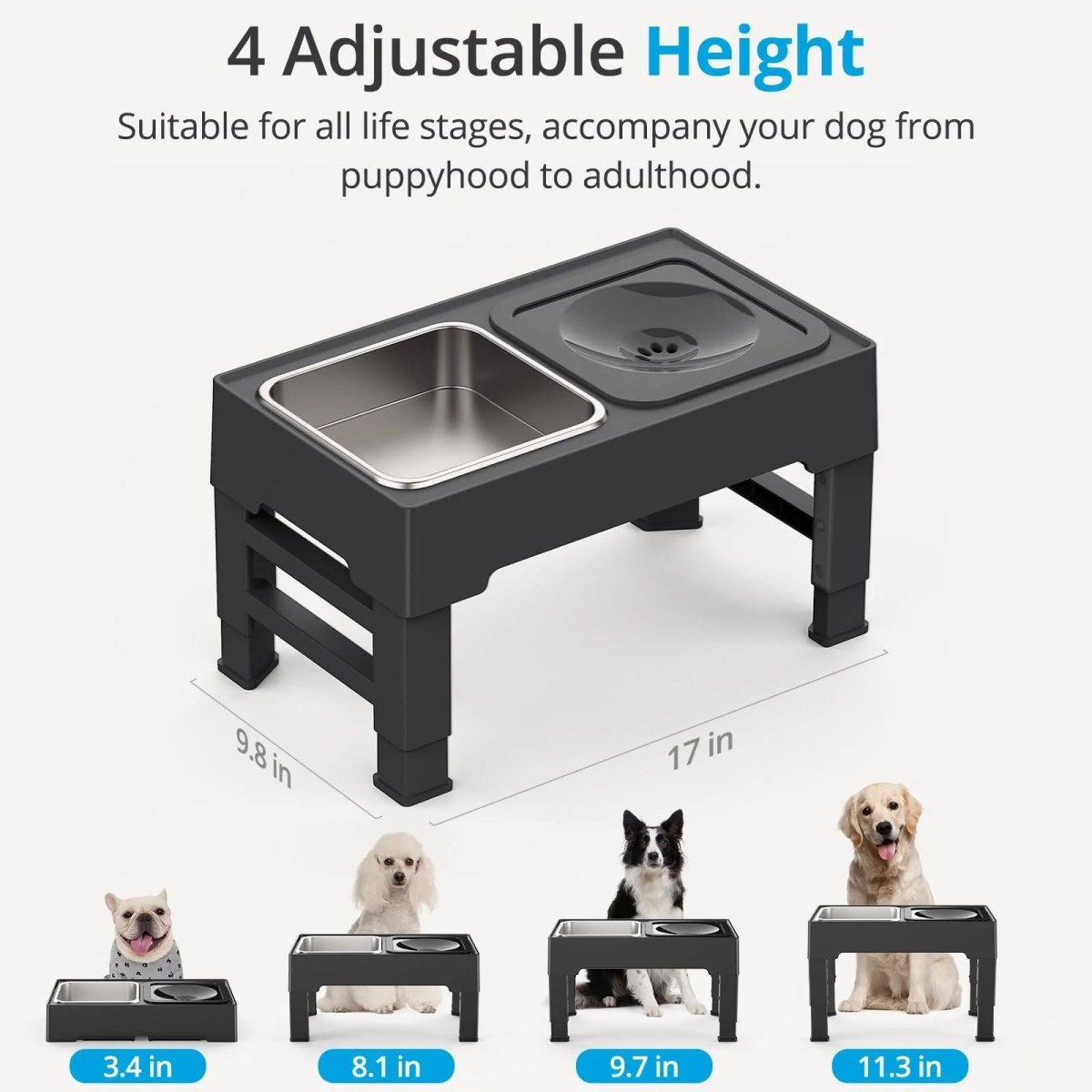 Elevated Mess - Free Dog Bowl - Zentoracart