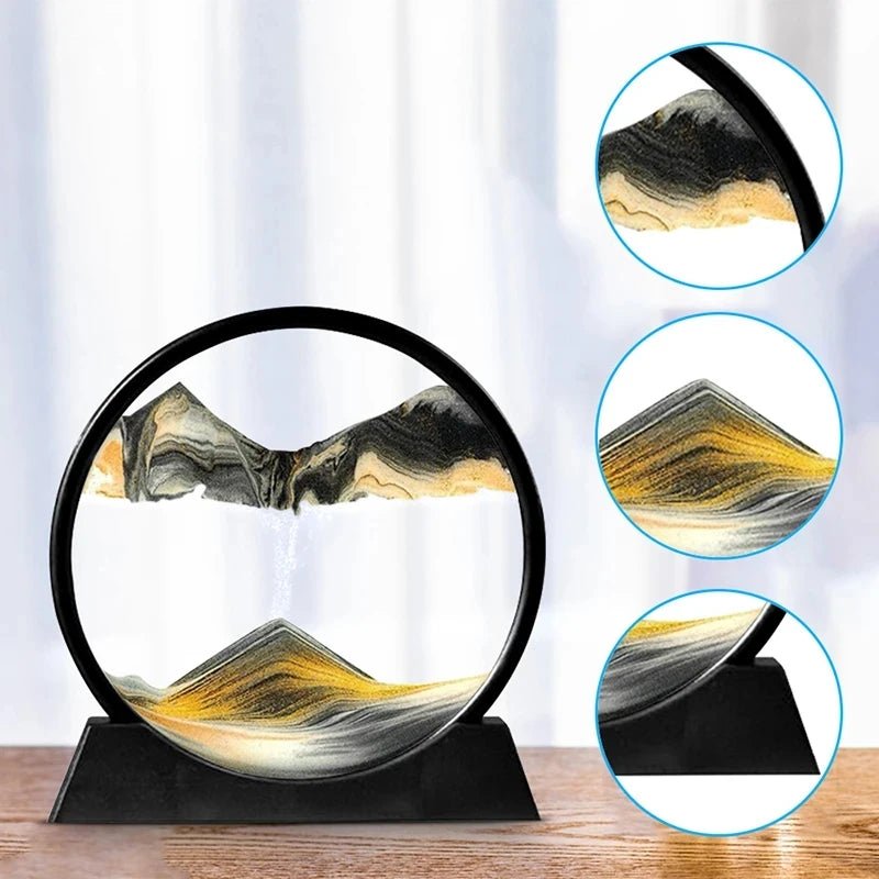Ocean Sands: Dynamic 3D Sand Art for Home & Office Decor - Zentoracart