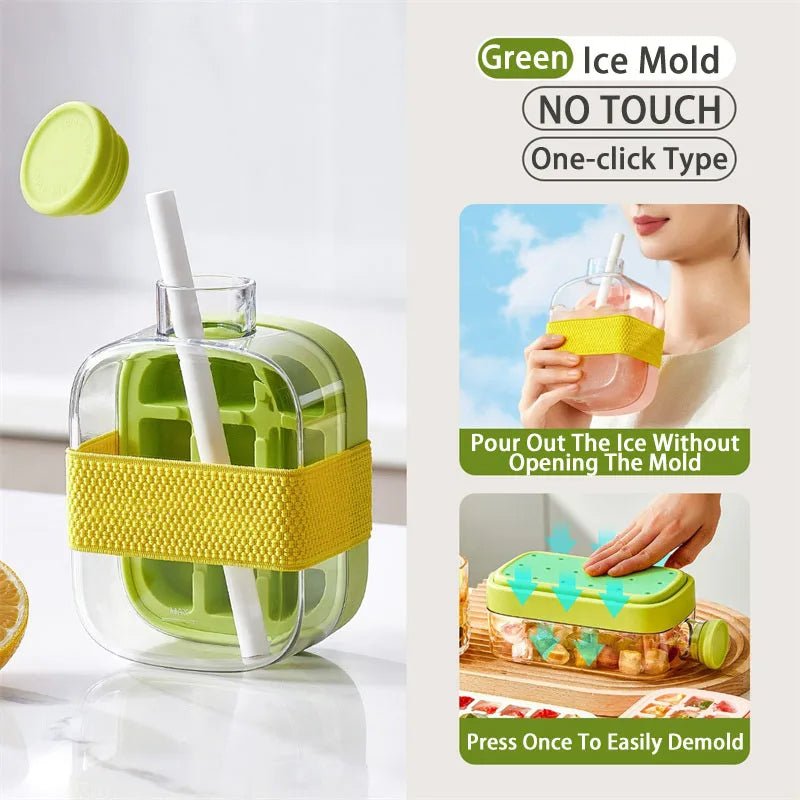Ice Cube Tray With Straw - Zentoracart