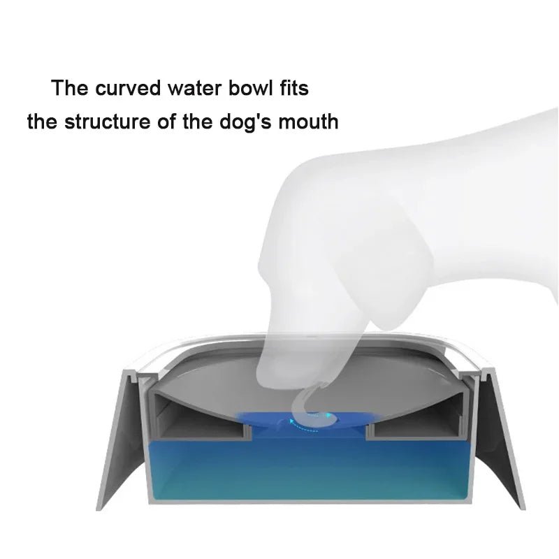 Anti - Spill Dog Water Bowl - Zentoracart