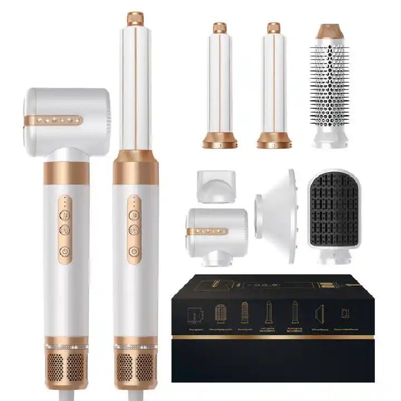 Professional Hair Dryer 7 in 1 Hair Styling Tools Complete Styler Set - Zentoracart