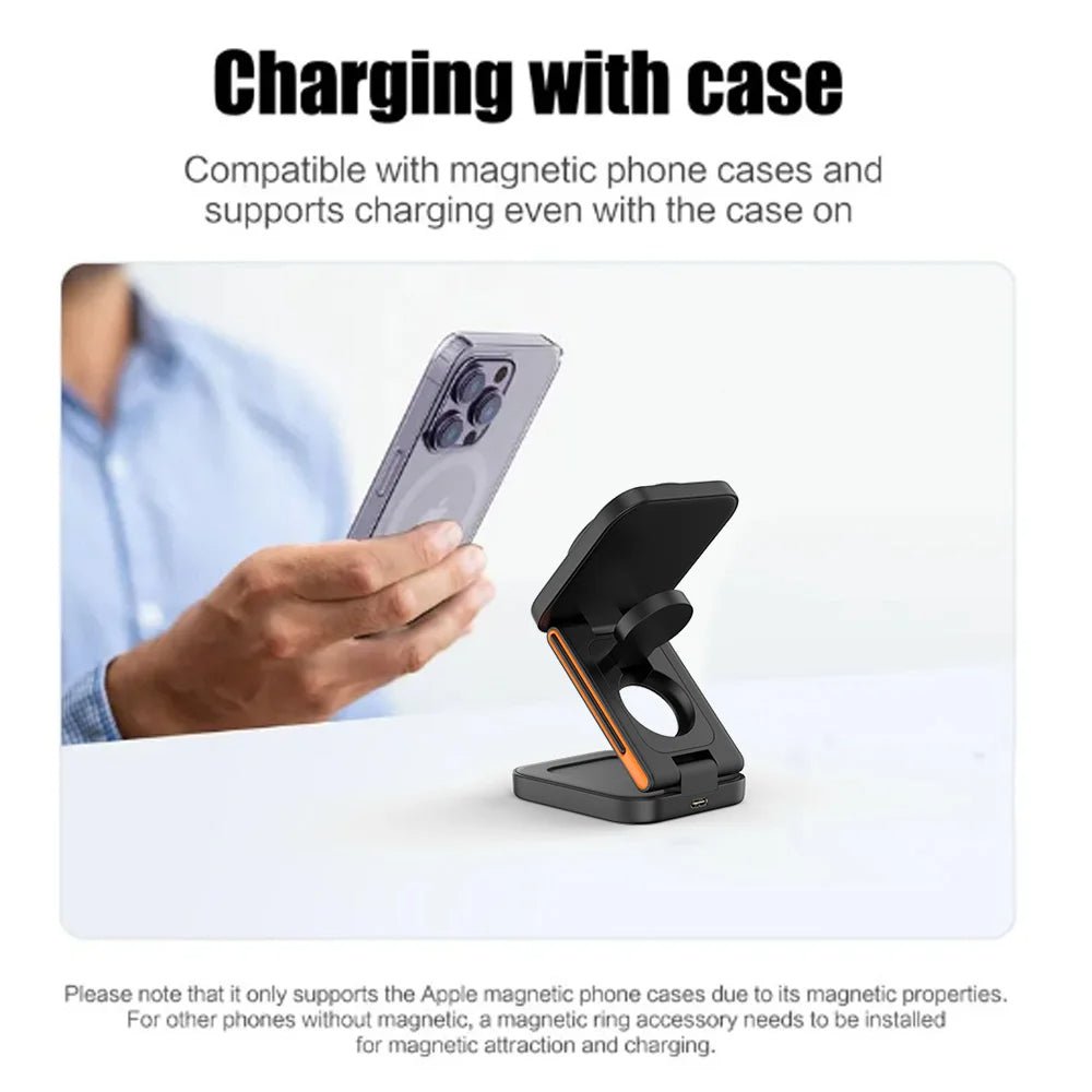 3 in 1 Foldable Charging Station - Zentoracart