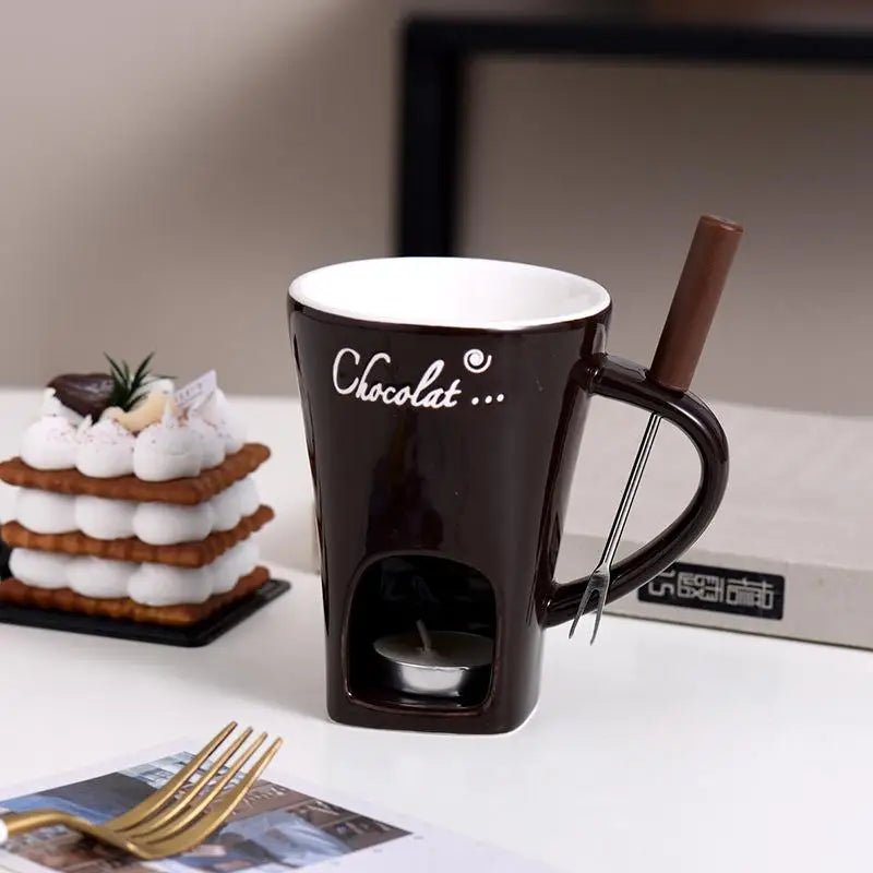 ChocoMelt Ceramic Fondue Mug - Zentoracart