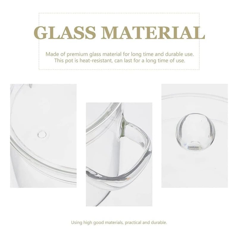 ClearCook High Borosilicate Glass Saucepan - Zentoracart