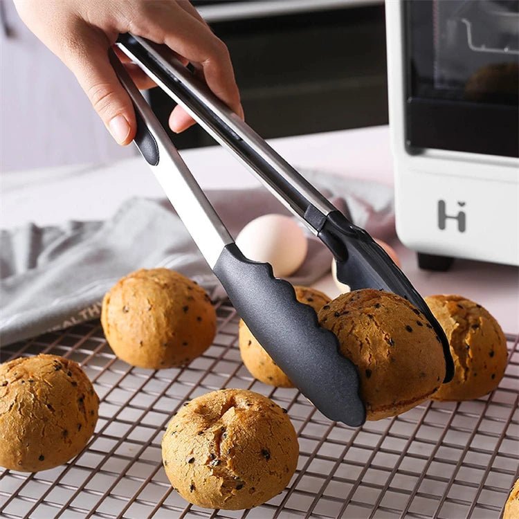 FlexiGrip Silicone Kitchen Tongs - Zentoracart
