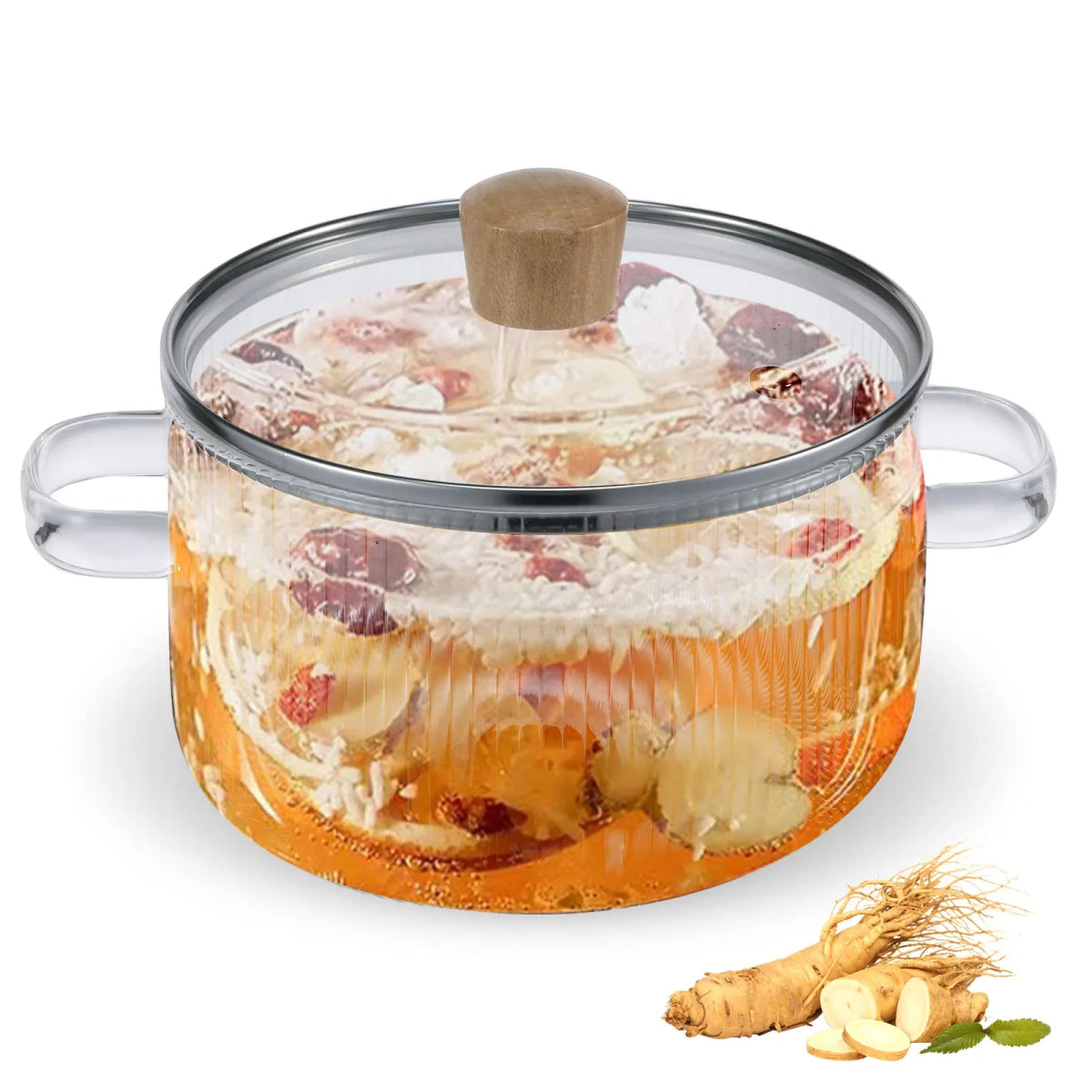 CrystalCook Glass Saucepan - Zentoracart