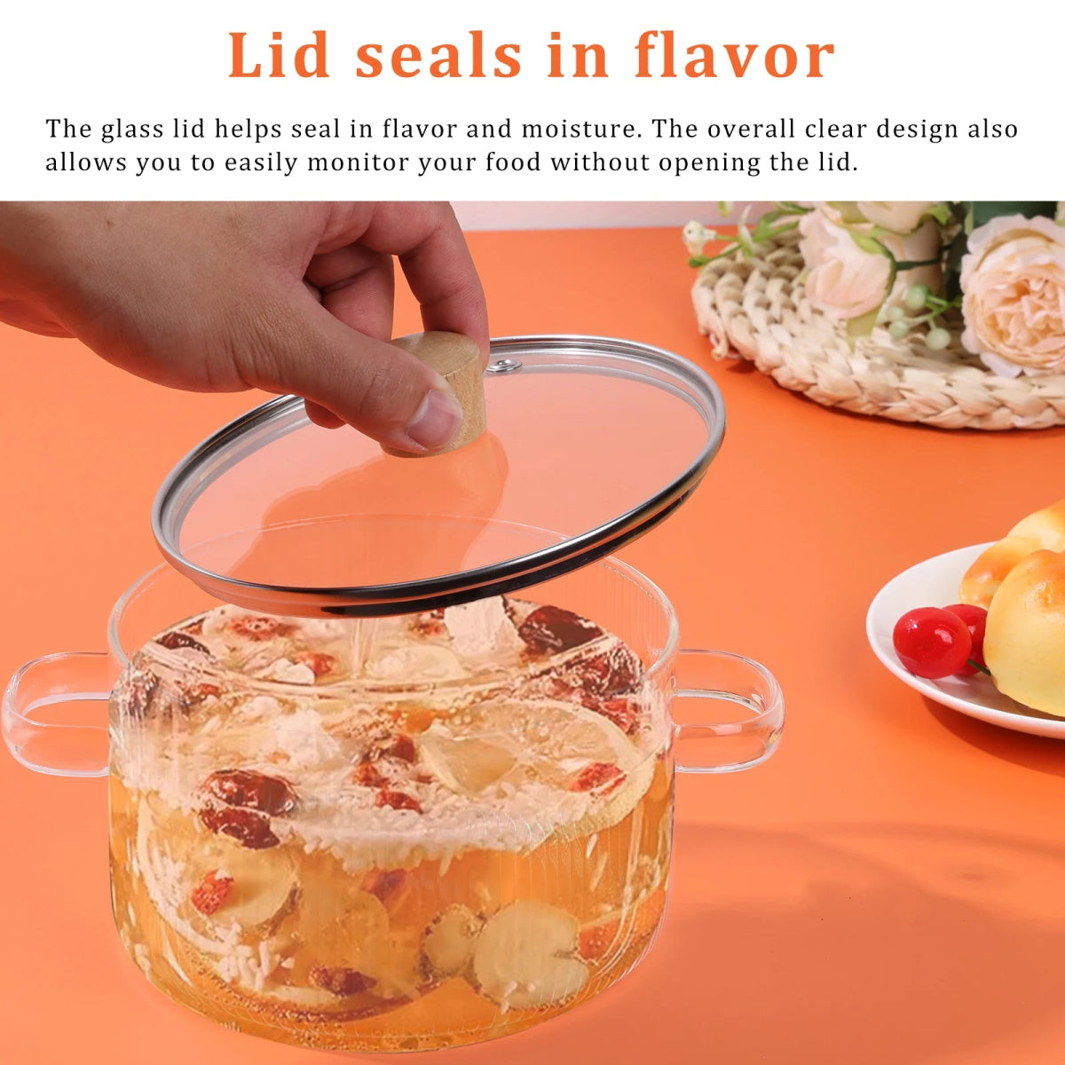 CrystalCook Glass Saucepan - Zentoracart