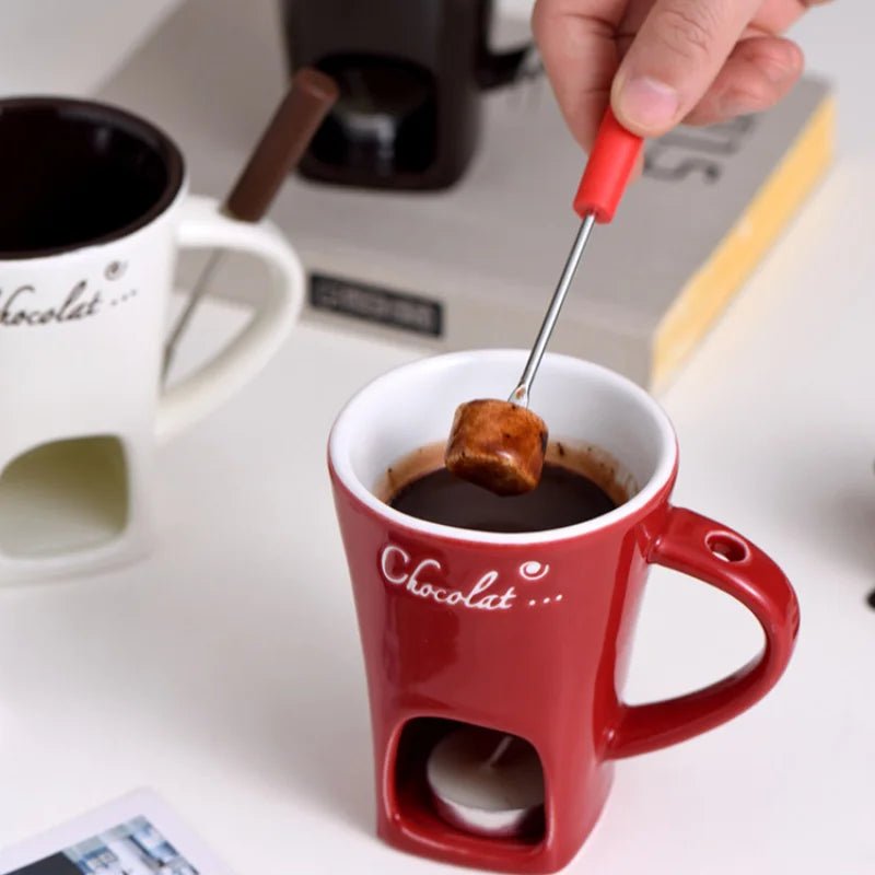 ChocoMelt Ceramic Fondue Mug - Zentoracart