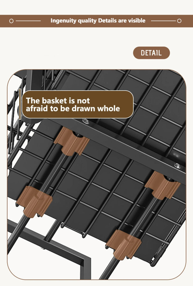 SmartSlide 2 - Tier Pull - Out Cabinet Organizer - Zentoracart