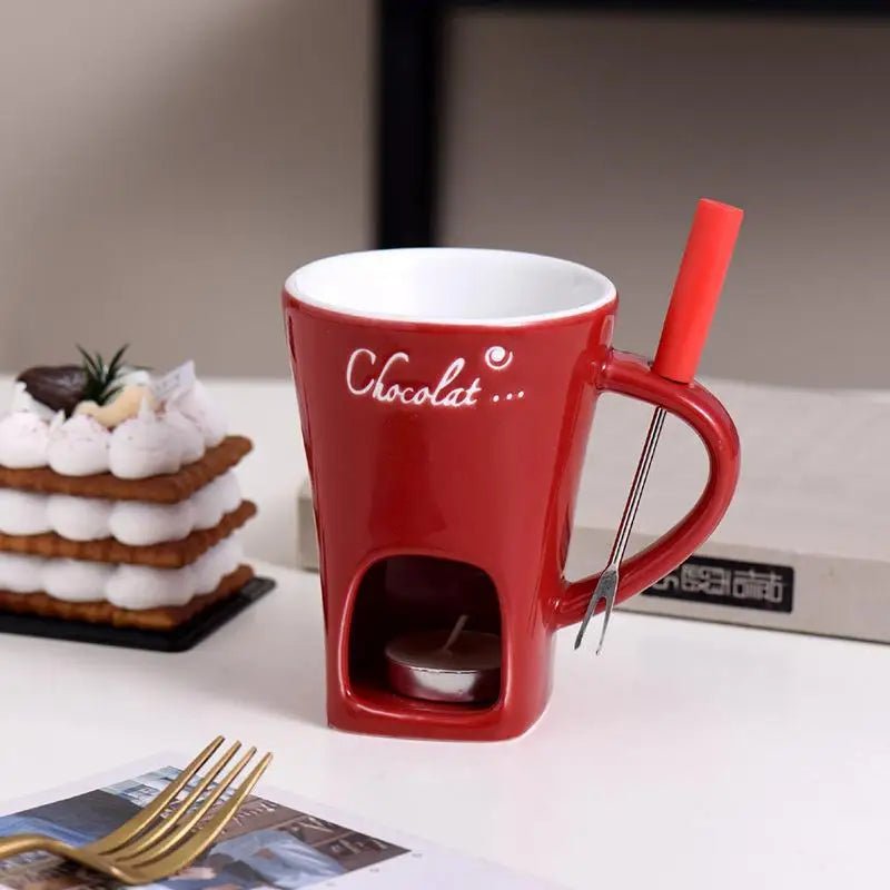 ChocoMelt Ceramic Fondue Mug - Zentoracart
