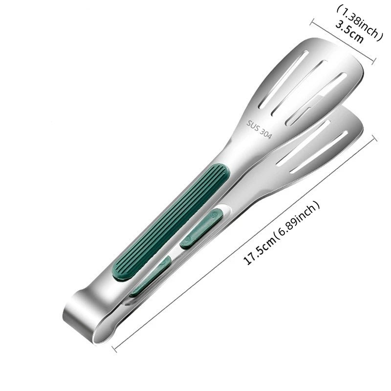GripMaster Non - Slip Stainless Steel Food Tongs - Zentoracart