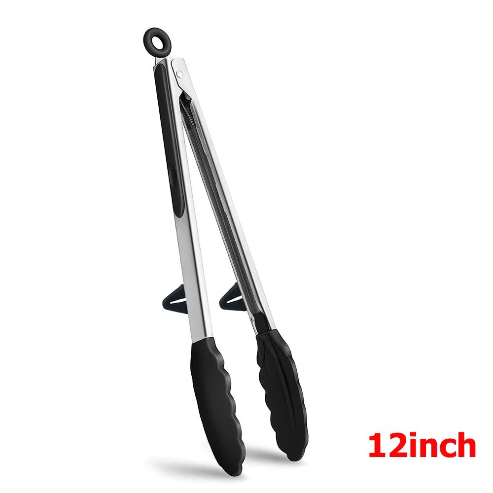 FlexiGrip Silicone Kitchen Tongs - Zentoracart