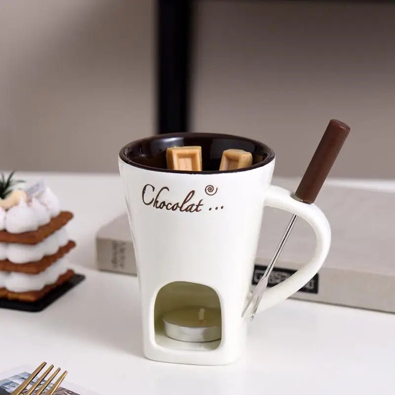 ChocoMelt Ceramic Fondue Mug - Zentoracart