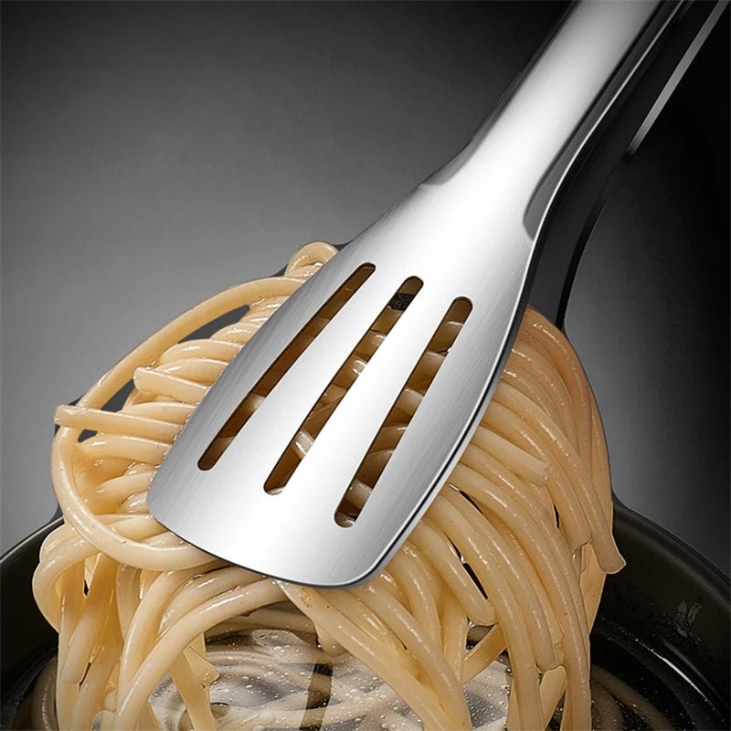 GripMaster Non - Slip Stainless Steel Food Tongs - Zentoracart