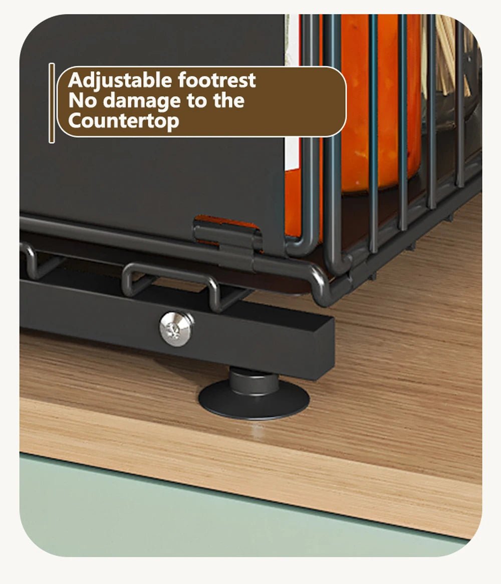 SmartSlide 2 - Tier Pull - Out Cabinet Organizer - Zentoracart