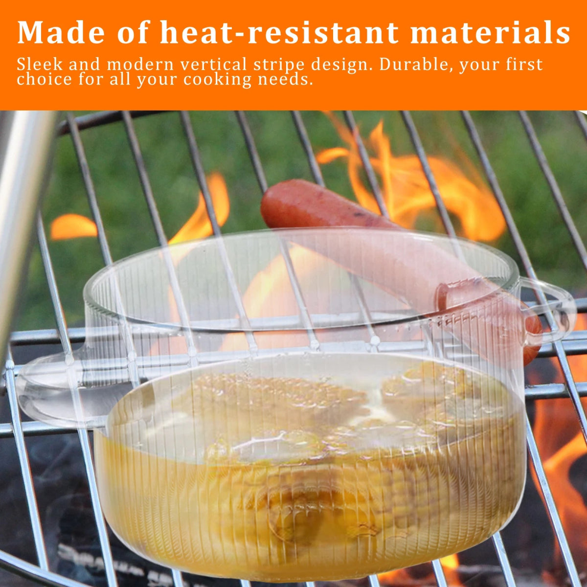 CrystalCook Glass Saucepan - Zentoracart