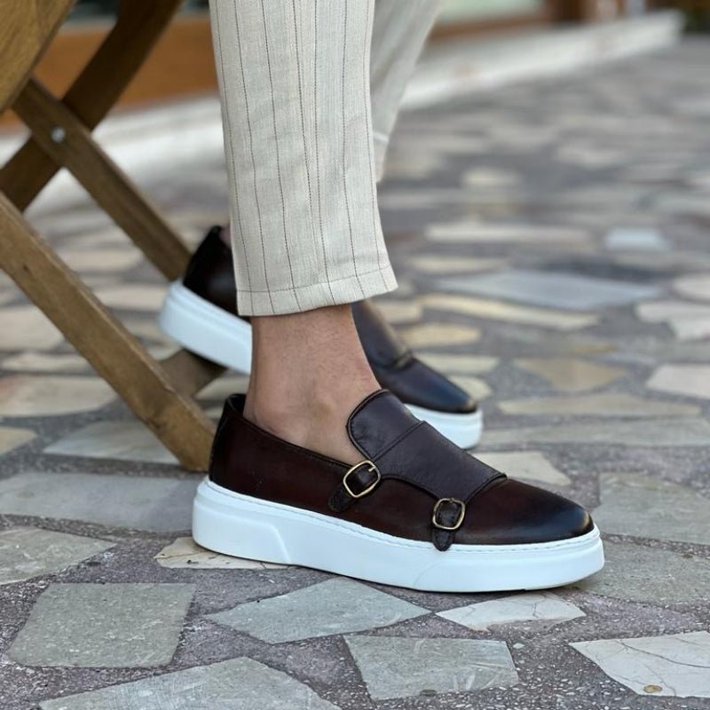 New Brown Men's Vulcanize Shoes - Zentoracart