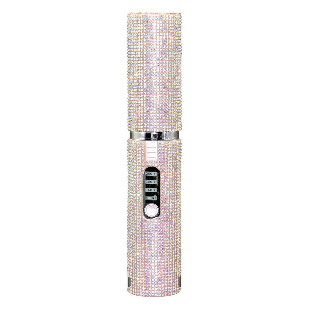 Portable Hair Straightener With Rhinestones - Zentoracart