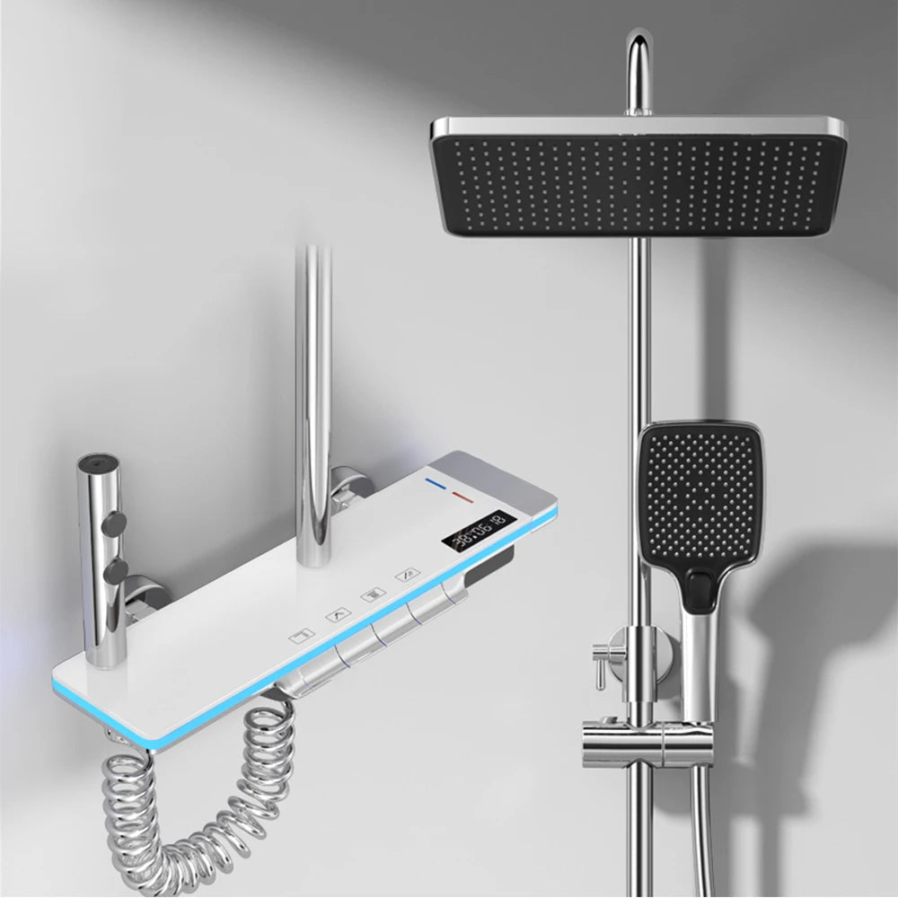 Luxury Shower Thermostat System Set - Zentoracart