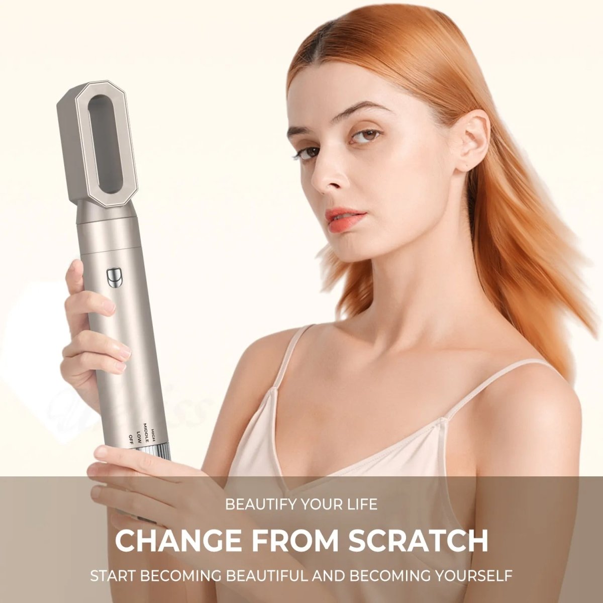 6 In 1 Hair Dryer Brush and Volumizer with Detachable Negative Ion - Zentoracart