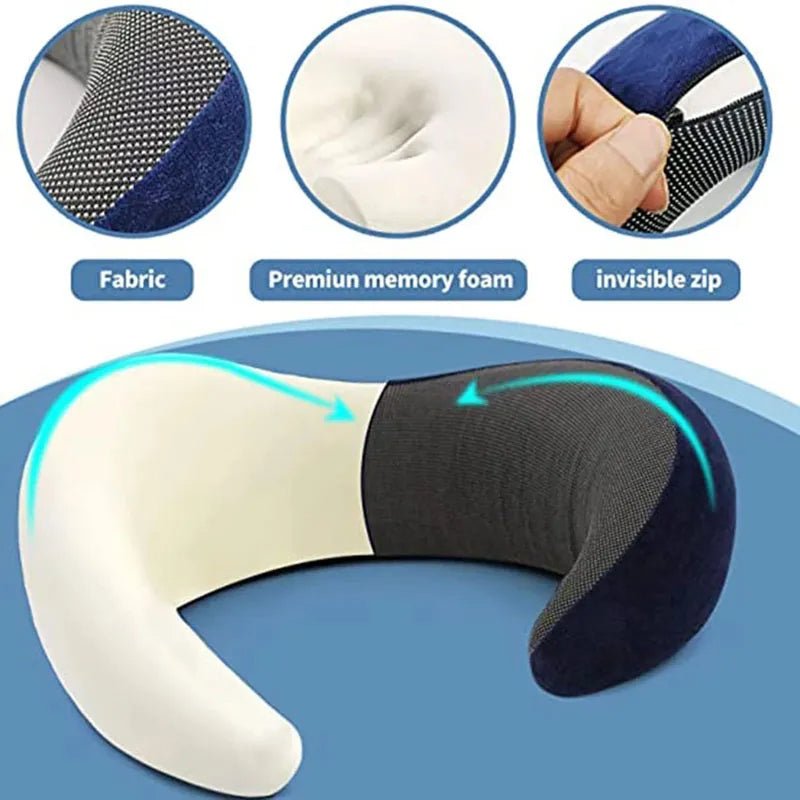 Memory Foam Neck Pillow Cervical - Zentoracart