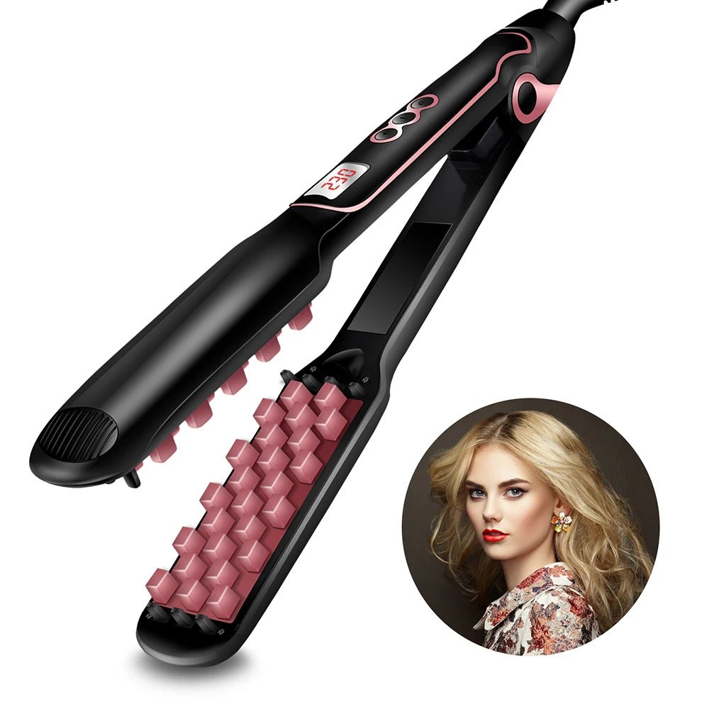 Hair Volumizing Iron Ceramic Corrugated Hair Curler - Zentoracart