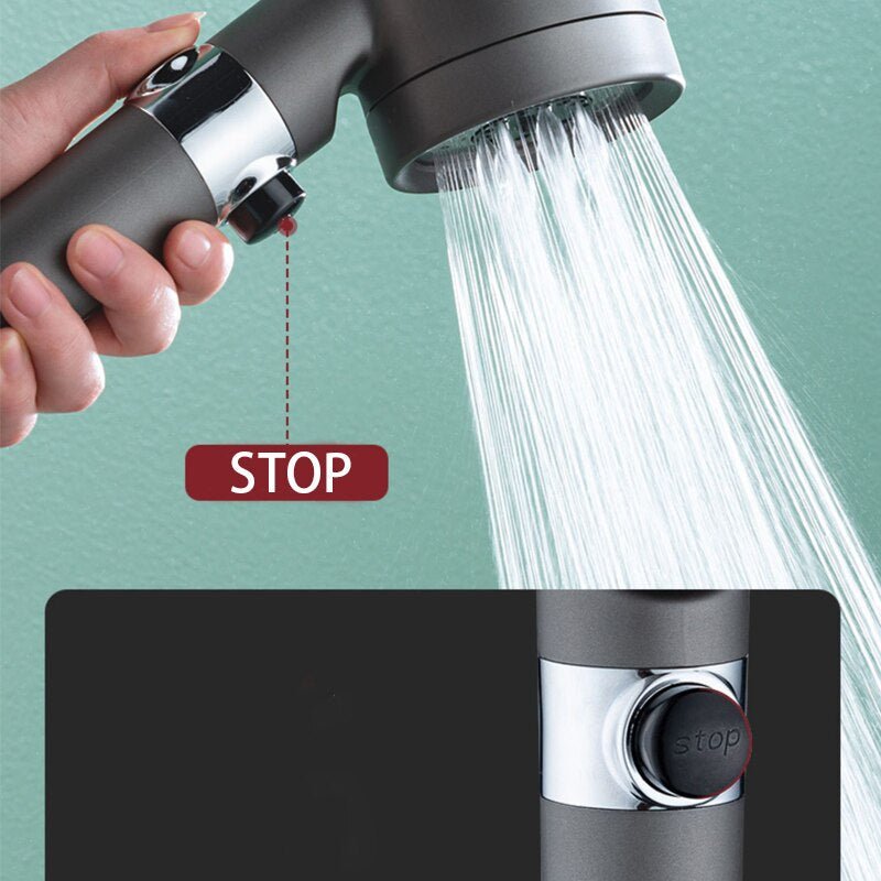 3 - Modes High - Pressure Showerhead - Zentoracart
