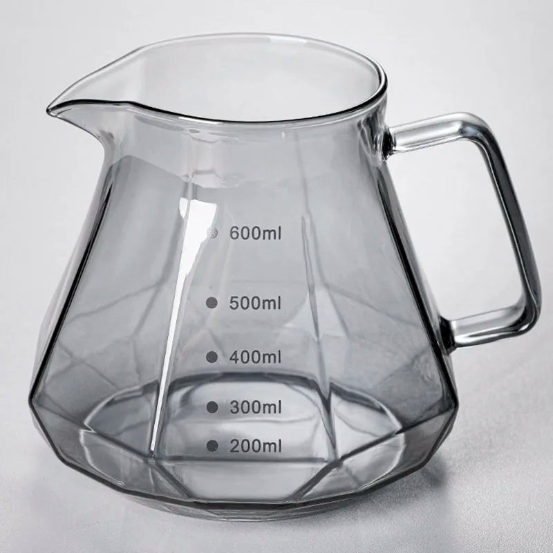 BrewCraft Diamond Glass Coffee Carafe - Zentoracart