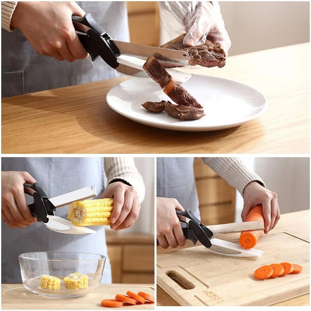 Chop Kitchen Scissors with Cutting Board - Zentoracart