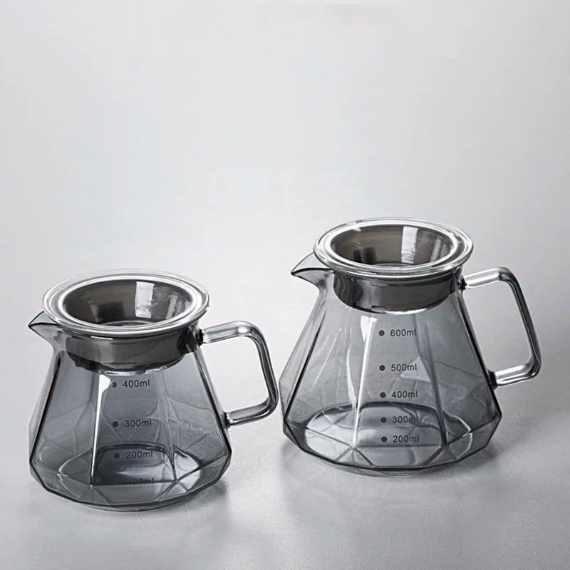 BrewCraft Diamond Glass Coffee Carafe - Zentoracart