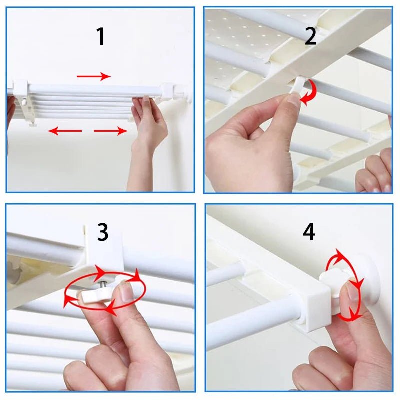 FlexiShelf Adjustable Storage Rack - Zentoracart