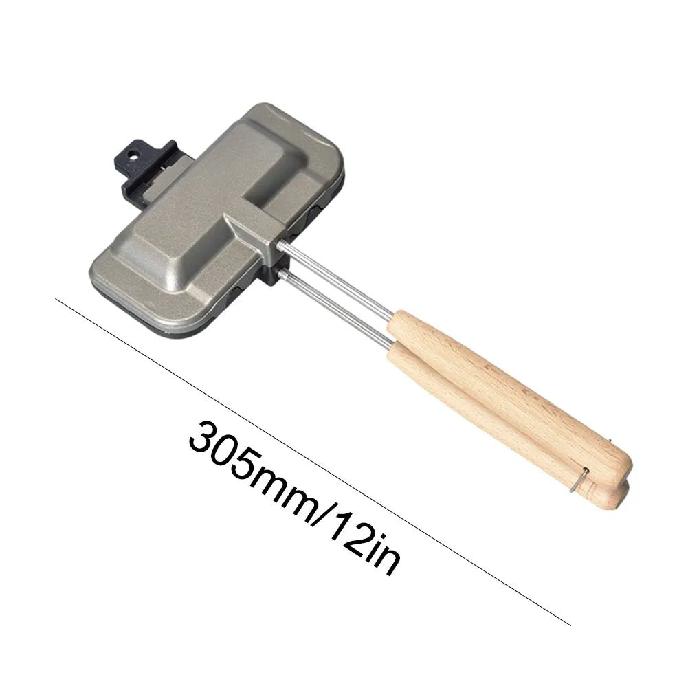 Double - Sided Non - Stick Foldable Sandwich Frying Pan Grill - Zentoracart