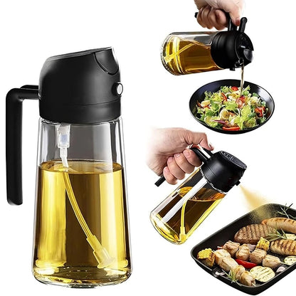 2 in 1 Oil Spray Bottle - Zentoracart