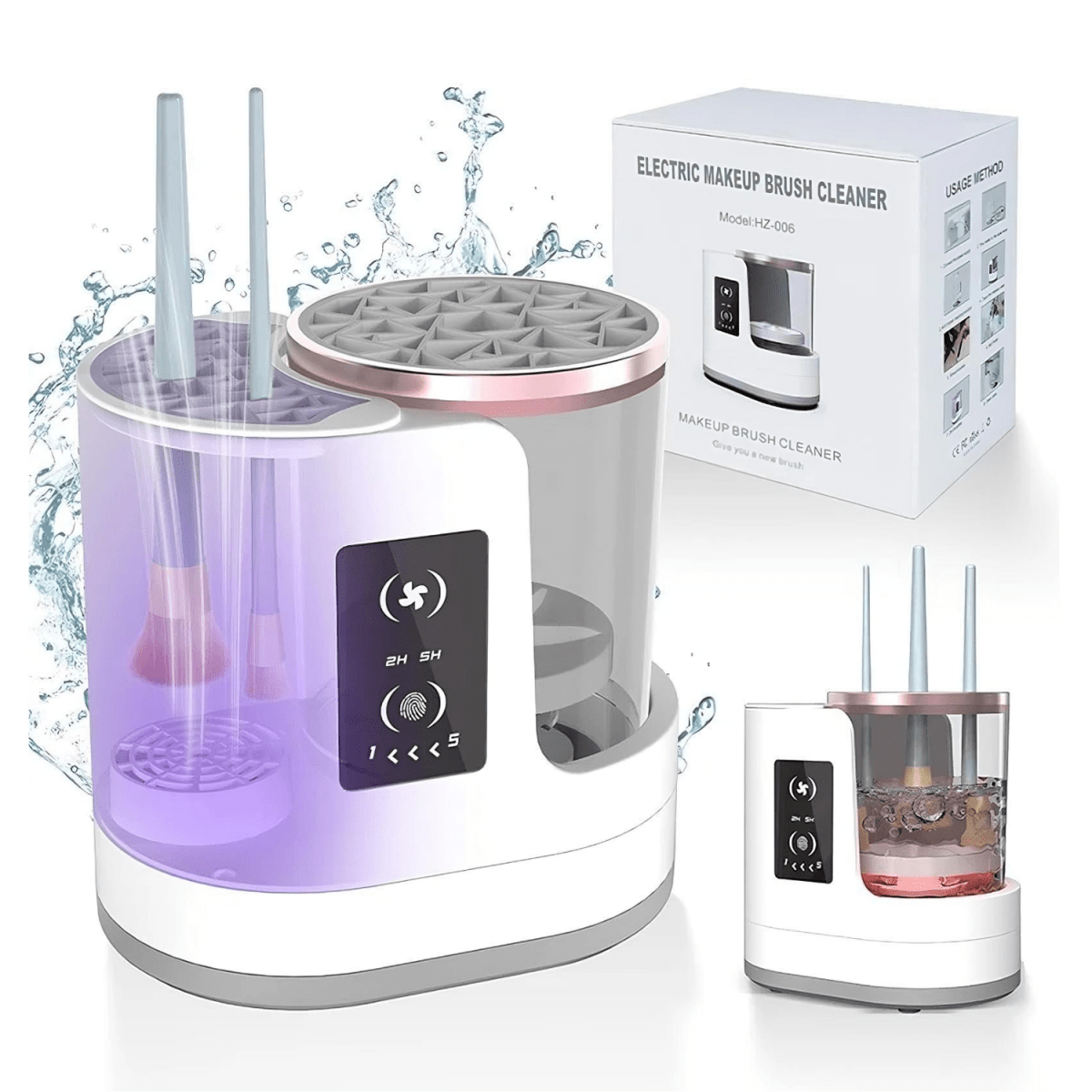 3 in 1 Electric Makeup Brush Cleaner - Zentoracart