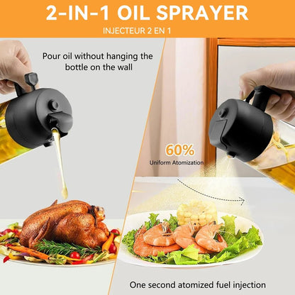 2 in 1 Oil Spray Bottle - Zentoracart