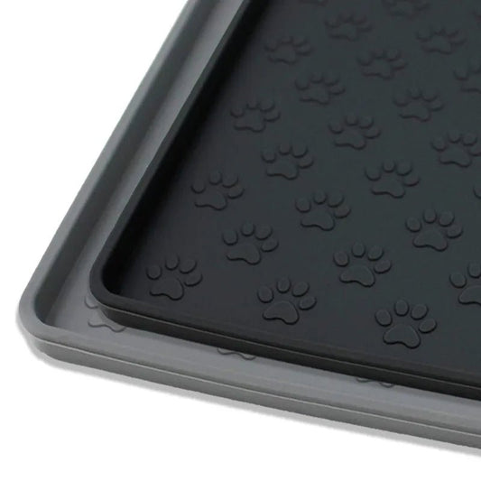 Waterproof Silicone Pet Feeding Mat, Non - Slip Dog Bowl Mat, Cat Food Tray - Zentoracart