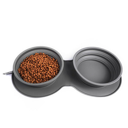 Silicone Foldable Slow Feeding Pet Bowl - Zentoracart