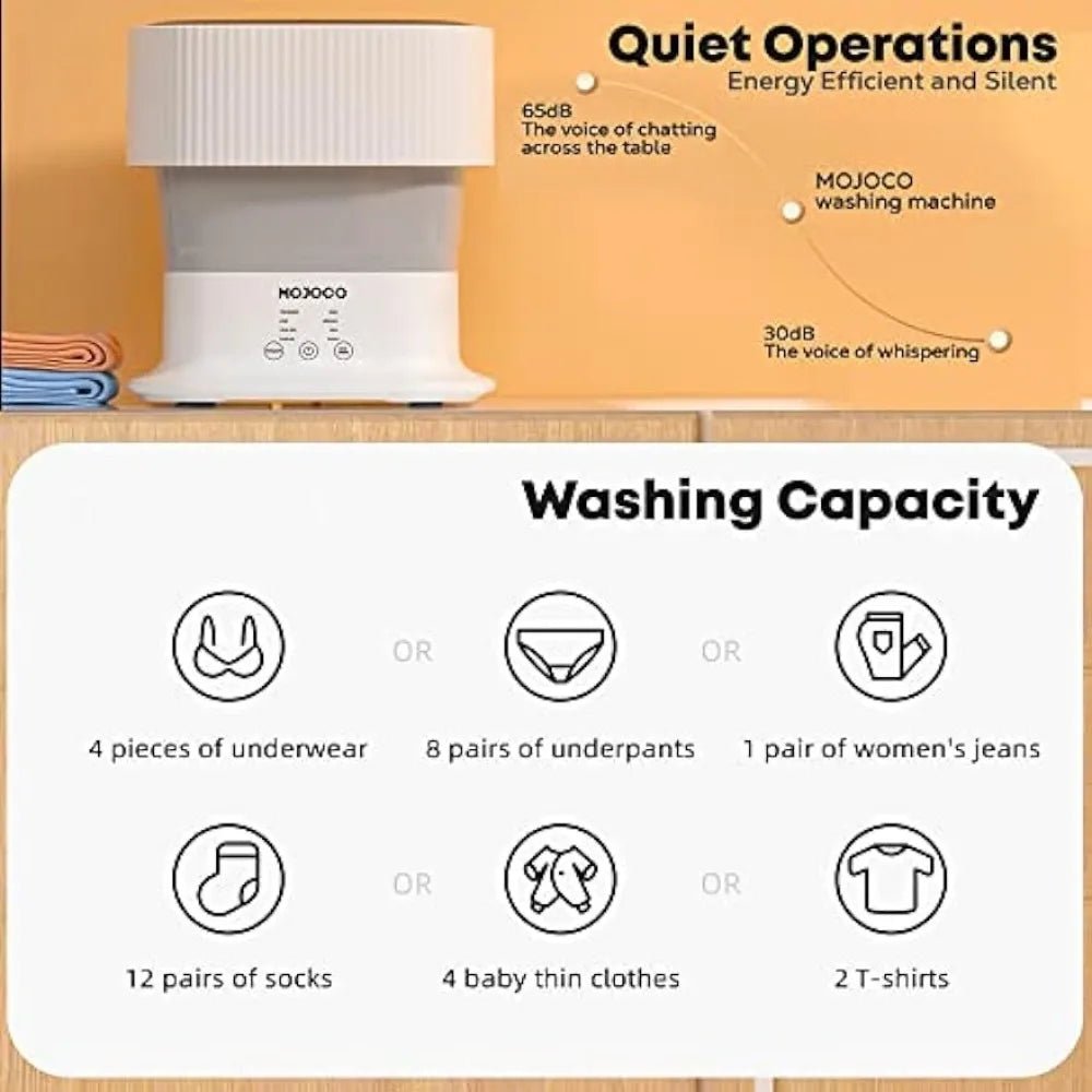 Portable Foldable Washing Machine - Zentoracart