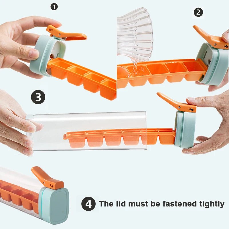 Ice Cube Maker Handle Tray - Zentoracart