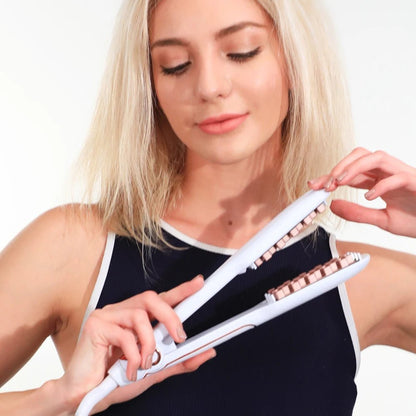 Hair Volumizing Iron Ceramic Corrugated Hair Curler - Zentoracart
