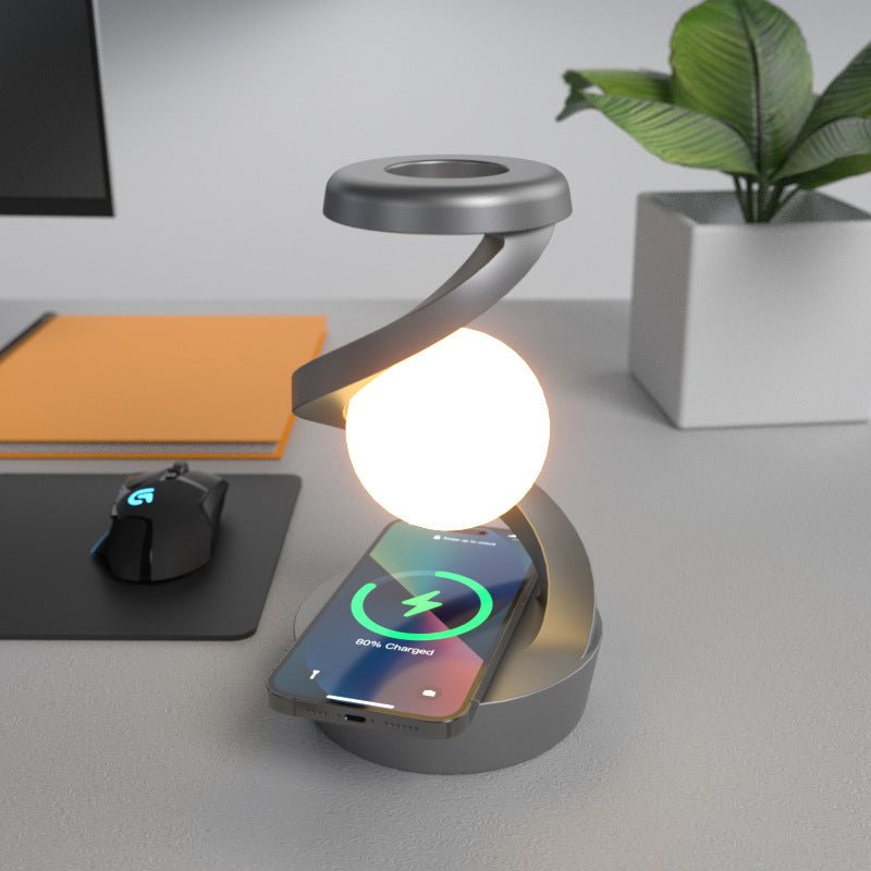 Levitating Ball Lamp with Wireless Charger - Zentoracart