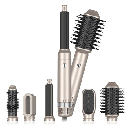 6 In 1 Hair Dryer Brush and Volumizer with Detachable Negative Ion - Zentoracart