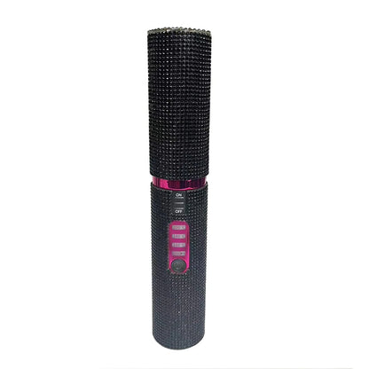 Portable Hair Straightener With Rhinestones - Zentoracart
