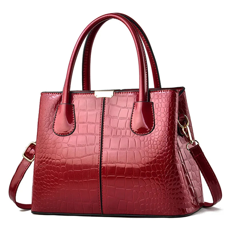 Women's Shoulder and Crossbody Bag - Luxury and High Capacity