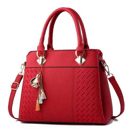 Women's Handbag with Embroidery and Tassel – Style, Versatility, and Elegance for Your Daily Life!